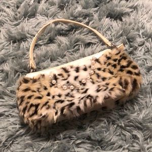 3/$20 NWOT Faux Fur Convert. Wristlet/Clutch/Purse